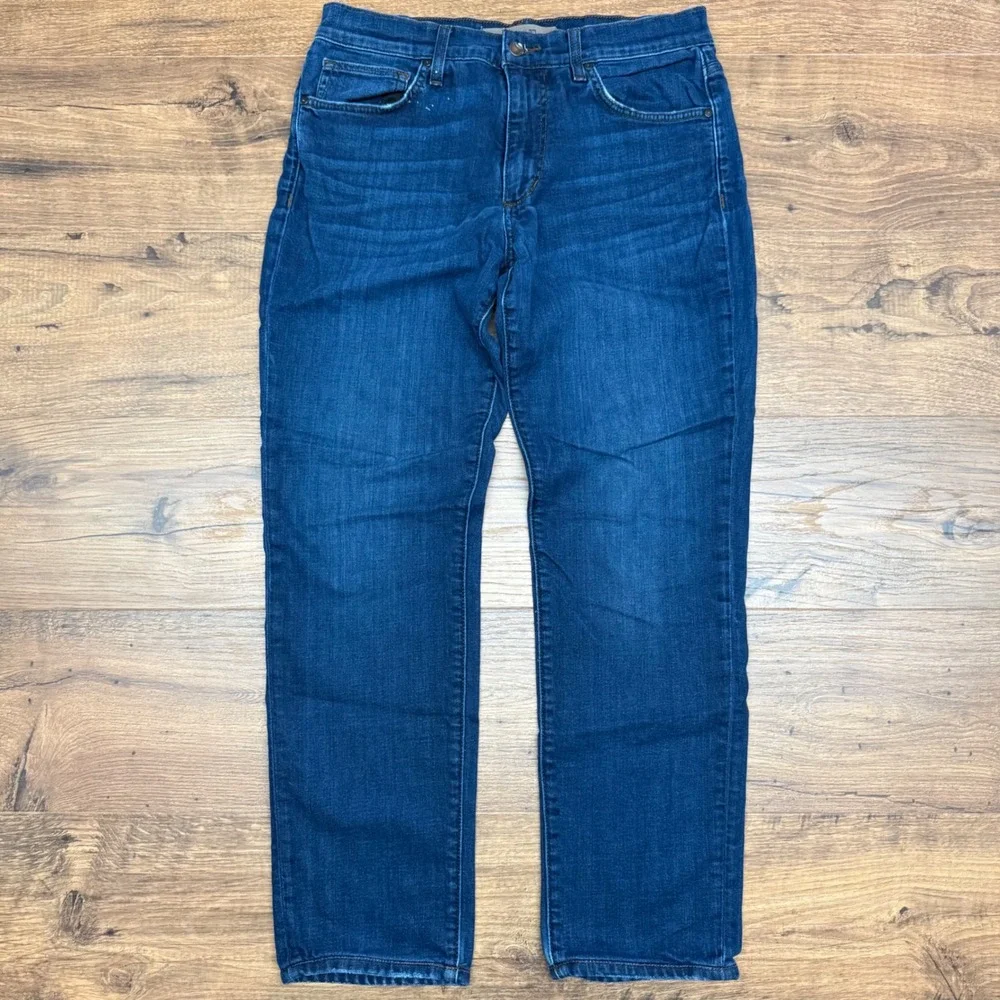 Joe's Jeans Sawyer Slim Straight‎ Mens 31x28.5 Dark Wash Preppy Casual Work READ